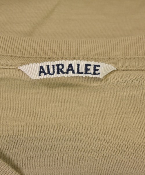 AURALEE（オーラリー）Tシャツ・カットソー ベージュ サイズ:4(M位) メンズ/2200685457023