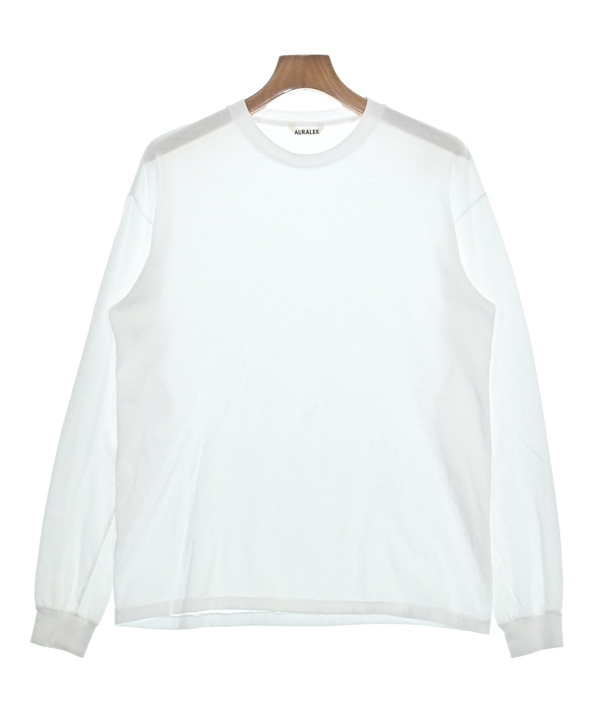 sale セール　 AURALEE カットソー　新作　新品 AURALEE（オーラリー）Tシャツ・カットソー 白 サイズ:3(S位) メンズ