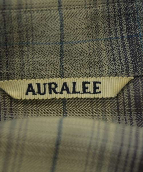 AURALEE（オーラリー）カジュアルシャツ グレー サイズ:4(M位) メンズ/2200689389054