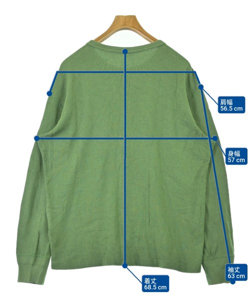 AURALEE（オーラリー）Tシャツ・カットソー 緑 サイズ:5(L位) メンズ/2200686713326
