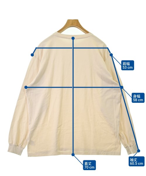 AURALEE（オーラリー）Tシャツ・カットソー ベージュ サイズ:5(L位) メンズ/2200686713333
