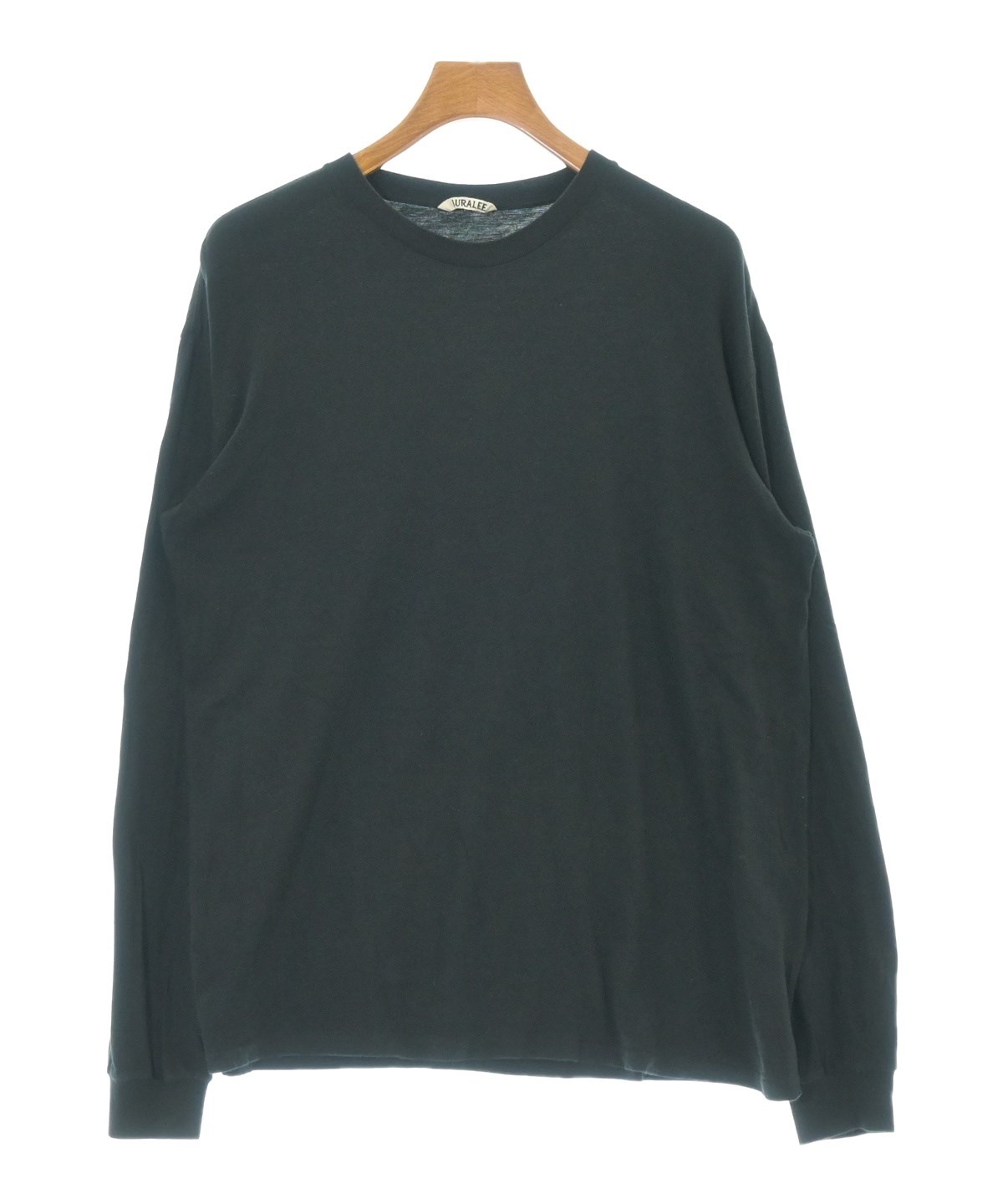 AURALEEブラックカットソー AURALEE（オーラリー）Tシャツ・カットソー 黒 サイズ:4(M位) メンズ