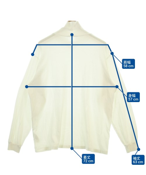 AURALEE（オーラリー）Tシャツ・カットソー 白 サイズ:3(S位) メンズ/2200690727050