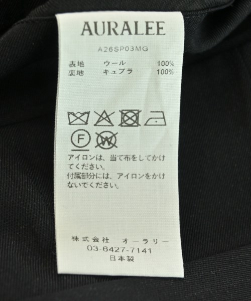 AURALEE（オーラリー）スラックス 黒 サイズ:3(S位) メンズ/2200685456101