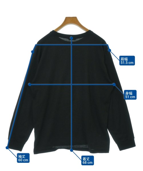 AURALEE（オーラリー）Tシャツ・カットソー 黒 サイズ:3(S位) メンズ/2200693138044