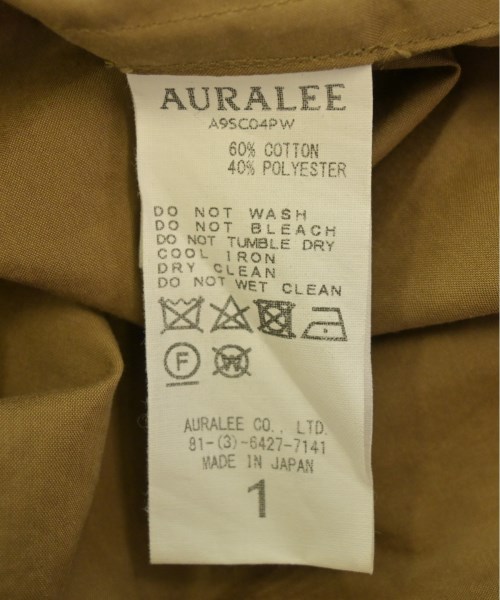 AURALEE(オーラリー)モッズコート 茶 サイズ:1(M位 AURALEE(オーラリー)モッズコート 茶 サイズ:1(M位
