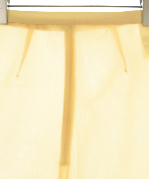AURALEE（オーラリー）ロング・マキシ丈スカート 黄 サイズ:0(S位) レディース/2200635796011