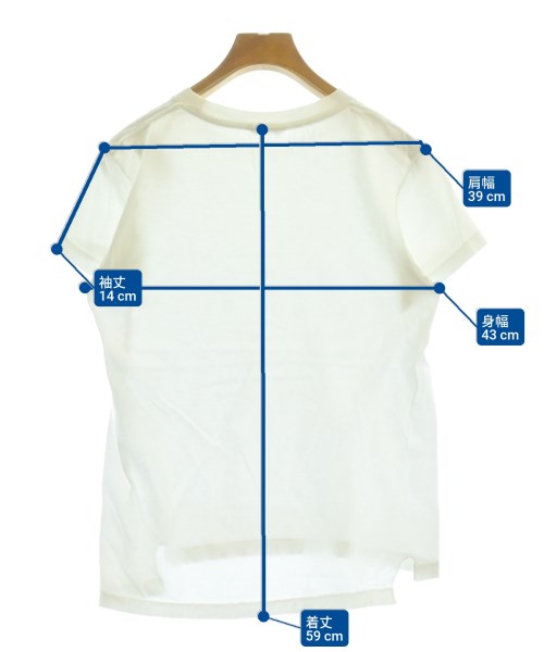 AURALEE（オーラリー）Tシャツ・カットソー 白 サイズ:1(M位) レディース/2200610879128
