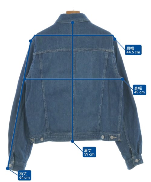AURALEE（オーラリー）デニムジャケット 紺 サイズ:1(M位) レディース/2200636109018