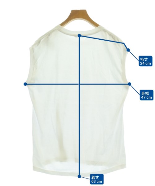 AURALEE（オーラリー）タンクトップ 白 サイズ:1(M位) レディース/2200636492110