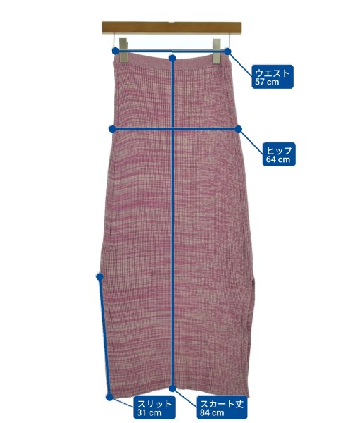 AURALEE（オーラリー）ロング・マキシ丈スカート ピンク サイズ:0(S位) レディース/2200638060041