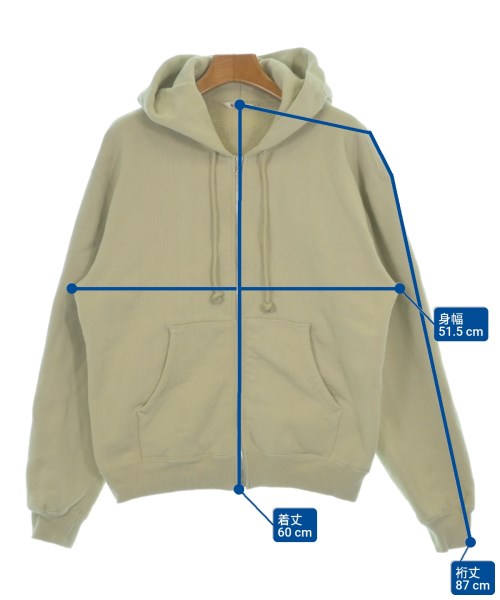 AURALEE（オーラリー）パーカー 緑 サイズ:0(S位) レディース/2200625880010