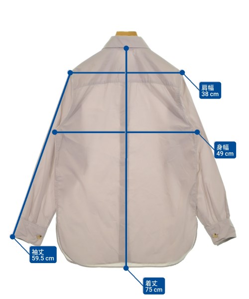 AURALEE（オーラリー）カジュアルシャツ 紫 サイズ:1(M位) レディース/2200625880126