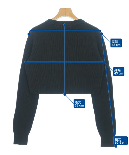AURALEE（オーラリー）ニット・セーター 黒 サイズ:0(S位) レディース/2200639434346