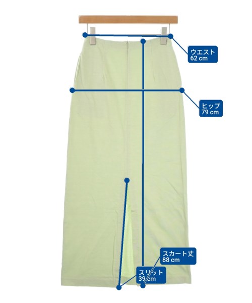 AURALEE（オーラリー）ロング・マキシ丈スカート 緑 サイズ:0(S位) レディース/2200639434421