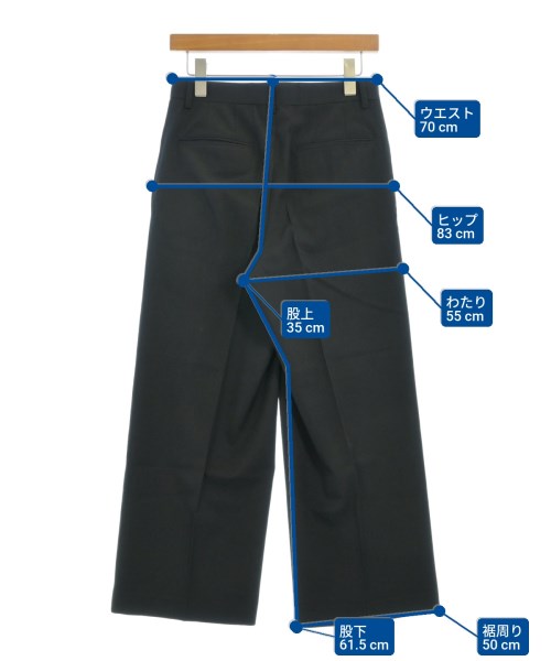 AURALEE（オーラリー）スラックス 黒 サイズ:1(M位) レディース/2200604138095