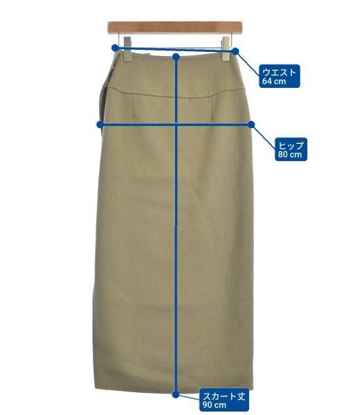 AURALEE（オーラリー）ロング・マキシ丈スカート カーキ サイズ:0(S位) レディース/2200627648076