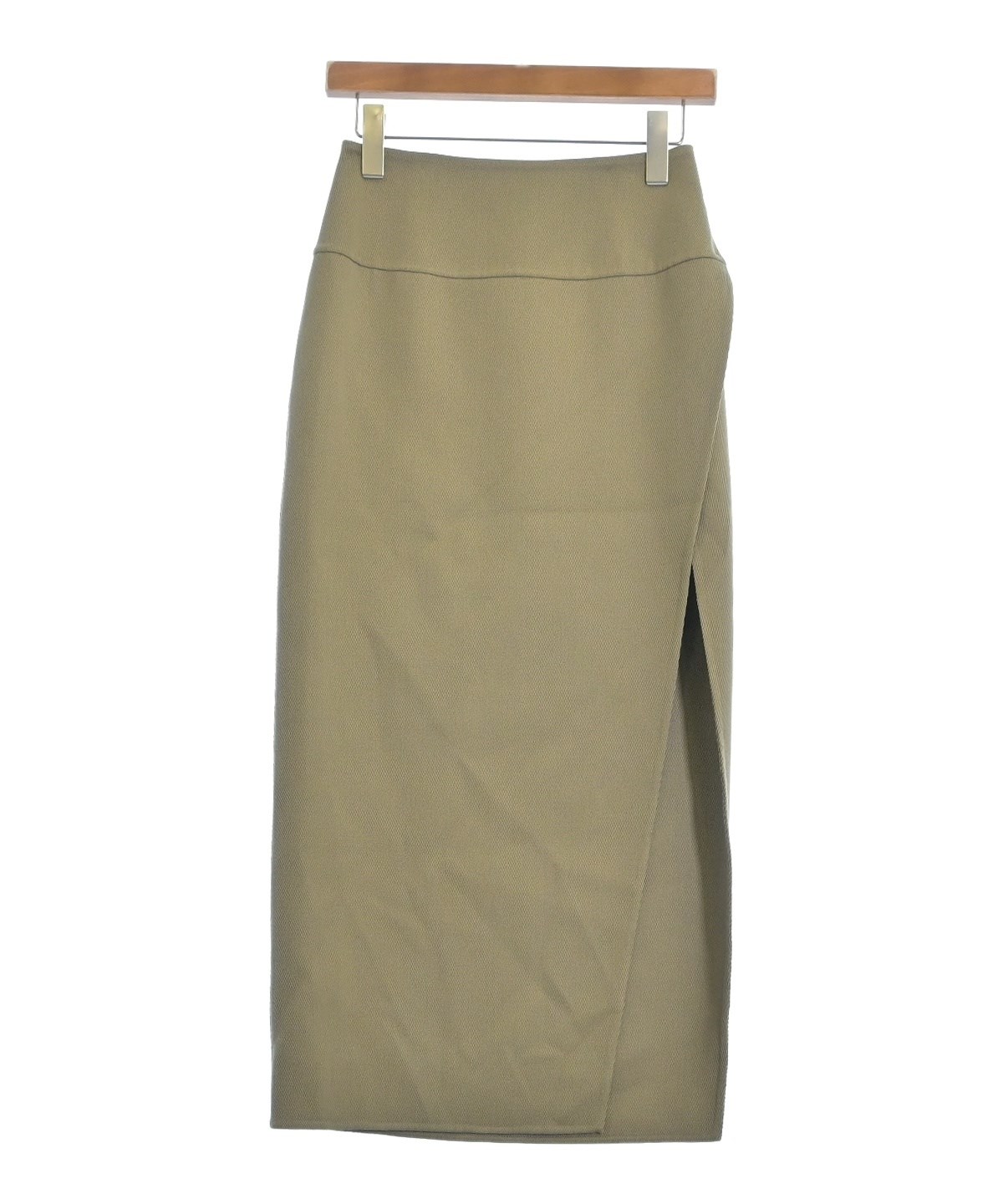 オーラリー　スカート AURALEE（オーラリー）ロング・マキシ丈スカート カーキ サイズ:0(S位