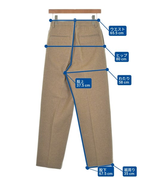 AURALEE（オーラリー）スラックス ベージュ サイズ:0(S位) レディース/2200639040042