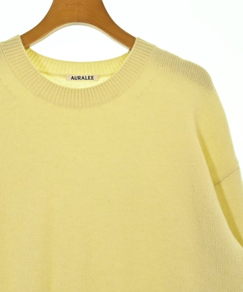 AURALEE（オーラリー）ニット・セーター 黄 サイズ:1(M位) レディース/2200641430022