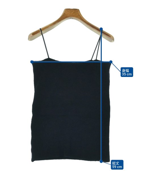 AURALEE（オーラリー）キャミソール 紺 サイズ:1(M位) レディース/2200633047092