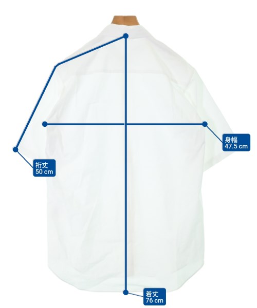 AURALEE（オーラリー）カジュアルシャツ 白 サイズ:0(S位) レディース/2200641510014