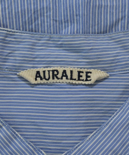 AURALEE（オーラリー）シャツワンピース 青 サイズ:0(S位) レディース/2200642866011