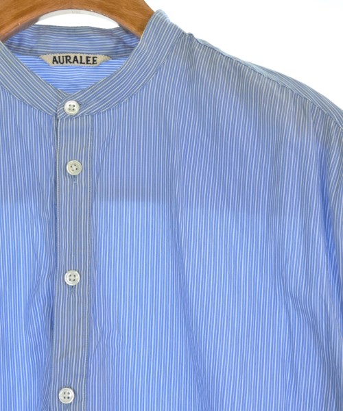 AURALEE（オーラリー）シャツワンピース 青 サイズ:0(S位) レディース/2200642866011