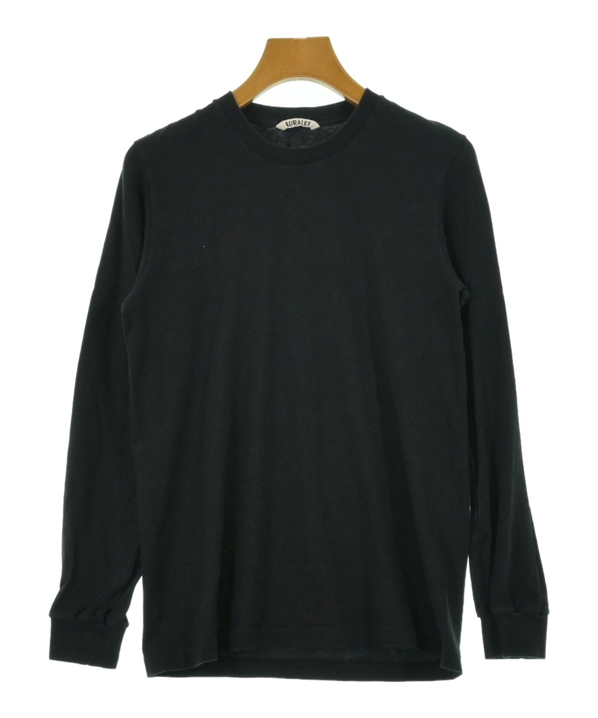 AURALEE オーラリー Tシャツ・カットソー 黒 0489924O0098 AURALEE(オーラリー)Tシャツ・カットソー 黒 サイズ:1(M位