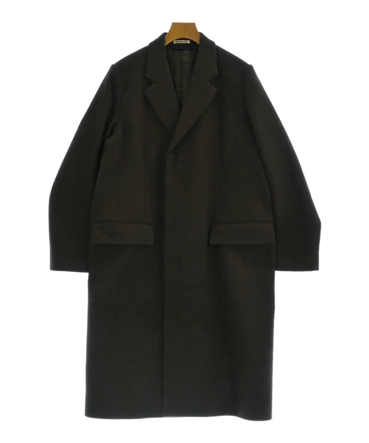 AURALEE（オーラリー）チェスターコート 茶 サイズ:1(M位) レディース