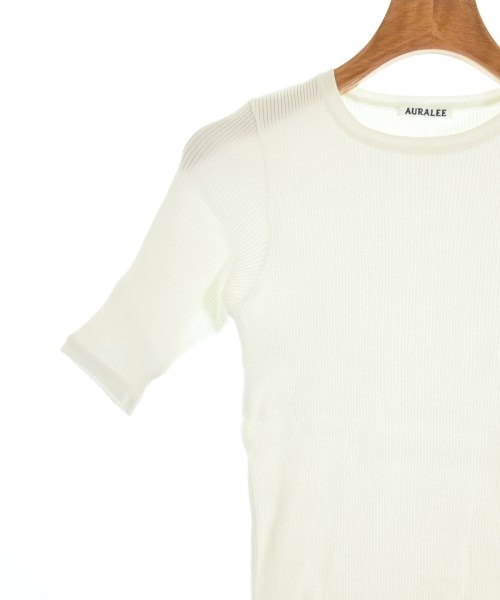 AURALEE（オーラリー）Tシャツ・カットソー 白 サイズ:1(M位) レディース/2200616986080