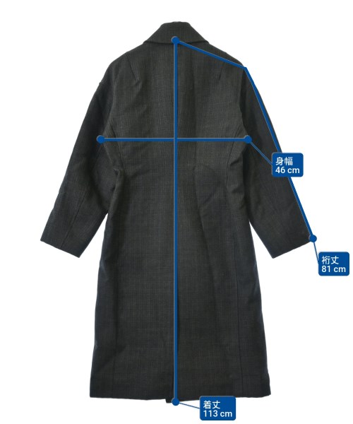 AURALEE（オーラリー）チェスターコート グレー サイズ:0(S位) レディース/2200622208015