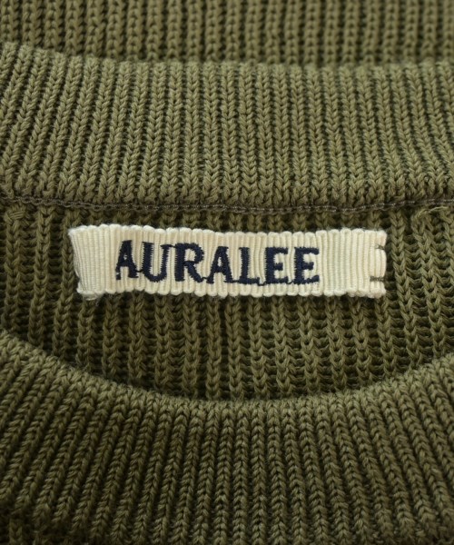 AURALEE（オーラリー）ニット・セーター カーキ サイズ:3(XL位) レディース/2200613743280