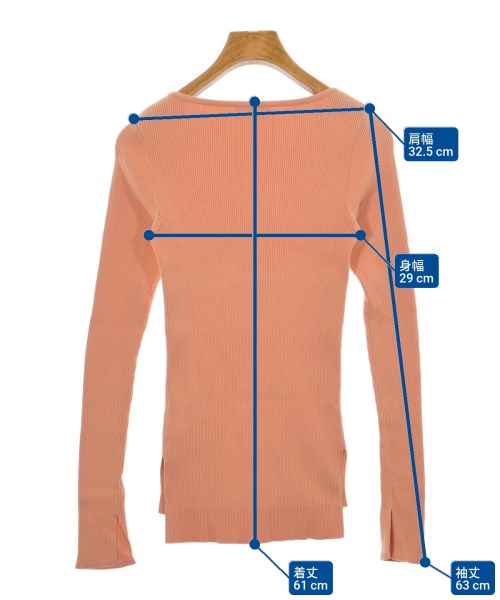 AURALEE（オーラリー）ニット・セーター オレンジ サイズ:0(S位) レディース/2200624182139