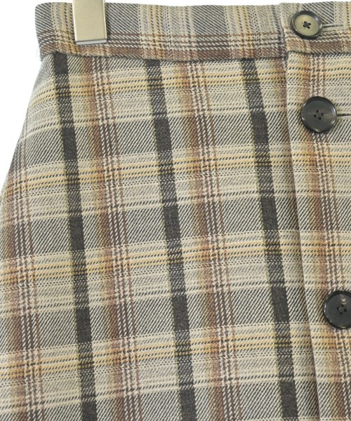 AURALEE（オーラリー）ロング・マキシ丈スカート 茶 サイズ:0(S位) レディース/2200624657057