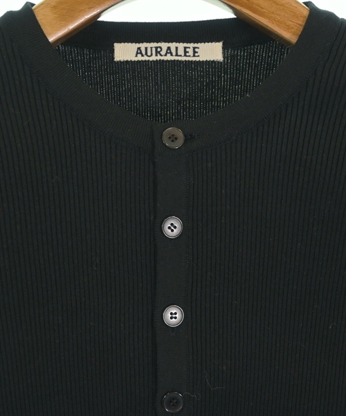 AURALEE（オーラリー）カーディガン 黒 サイズ:-(XS位) レディース/2200625679034