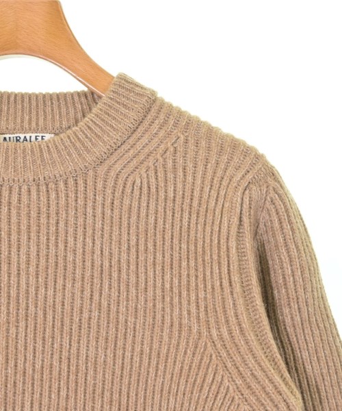 AURALEE（オーラリー）ニット・セーター 茶 サイズ:1(M位) レディース/2200623581100