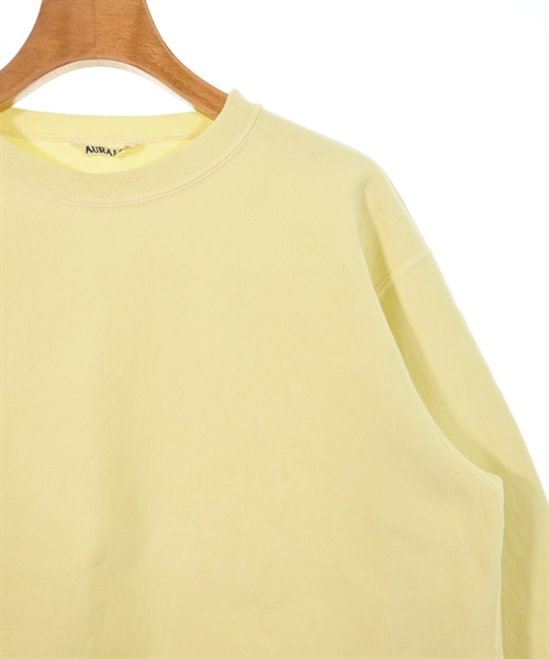 AURALEE（オーラリー）スウェット 黄 サイズ:1(M位) レディース/2200626998011