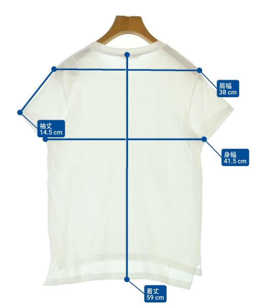 AURALEE（オーラリー）Tシャツ・カットソー 白 サイズ:0(S位) レディース/2200627470066