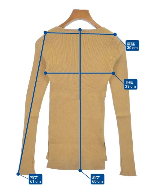 AURALEE（オーラリー）ニット・セーター ベージュ サイズ:0(S位) レディース/2200628023049