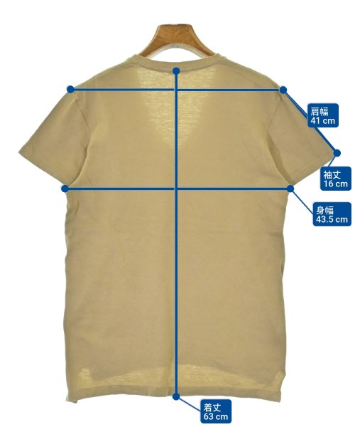 AURALEE（オーラリー）Tシャツ・カットソー ベージュ サイズ:1(M位) レディース/2200628783134