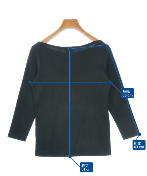 AURALEE（オーラリー）Tシャツ・カットソー 黒 サイズ:0(S位) レディース/2200606300124