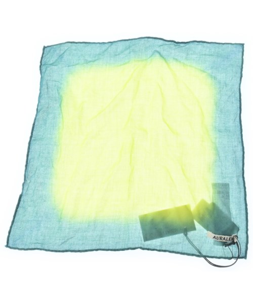 AURALEE(オーラリー)バンダナ・スカーフ 緑 サイズ:F/2200631222736