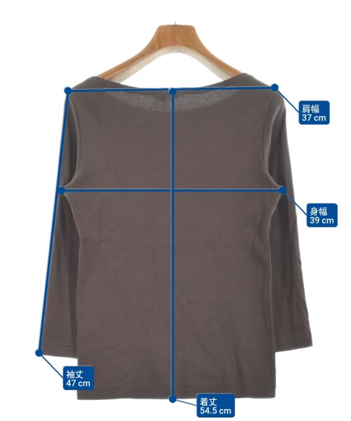AURALEE（オーラリー）Tシャツ・カットソー 茶 サイズ:0(S位) レディース/2200613444156