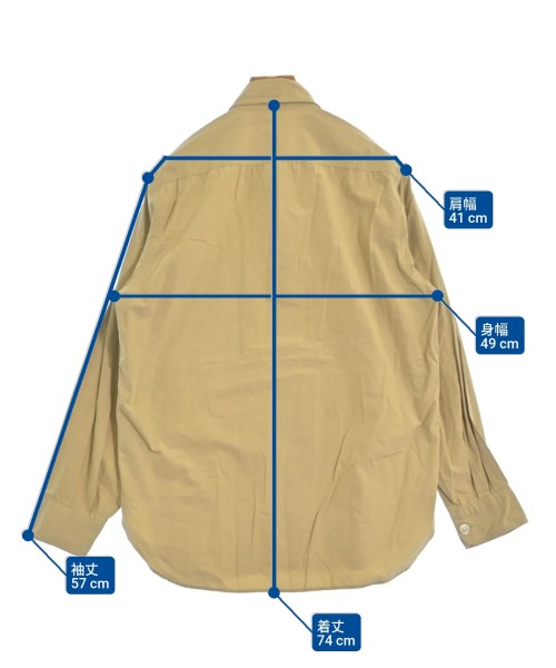 AURALEE（オーラリー）カジュアルシャツ ベージュ サイズ:1(M位) レディース/2200631949022