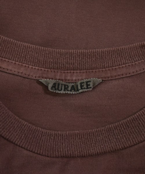 AURALEE（オーラリー）Tシャツ・カットソー 茶 サイズ:1(M位) レディース/2200617087090