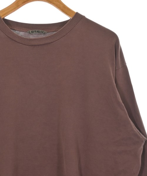 AURALEE（オーラリー）Tシャツ・カットソー 茶 サイズ:1(M位) レディース/2200617087090
