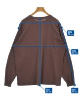 AURALEE（オーラリー）Tシャツ・カットソー 茶 サイズ:1(M位) レディース/2200617087090