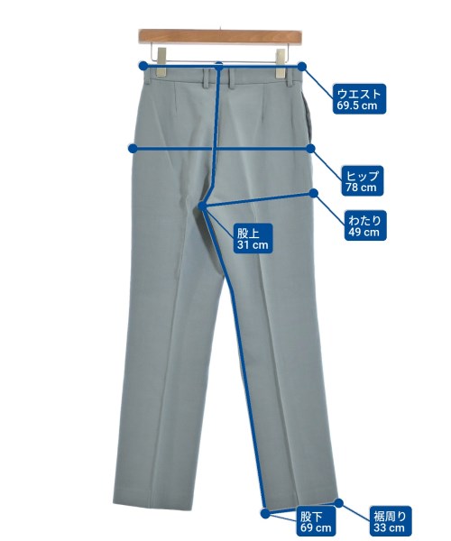 AURALEE（オーラリー）スラックス 青 サイズ:1(M位) レディース/2200632383016
