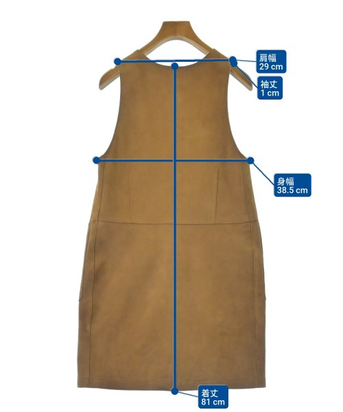 AURALEE（オーラリー）ワンピース 茶 サイズ:0(S位) レディース/2200633079420